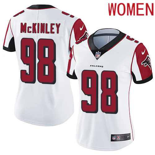 2019 Women Atlanta Falcons #98 McKinley white Nike Vapor Untouchable Limited NFL Jersey
